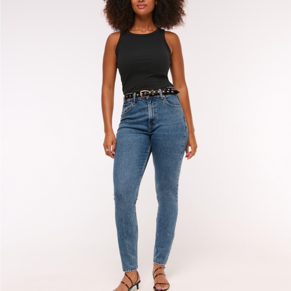 the skinny high rise curve love abercrombie